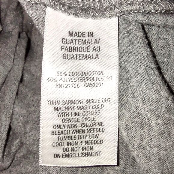 Aeropostale Gray NYC Graphic Short Sleeve T-Shirt Size M - Picture 4 of 4